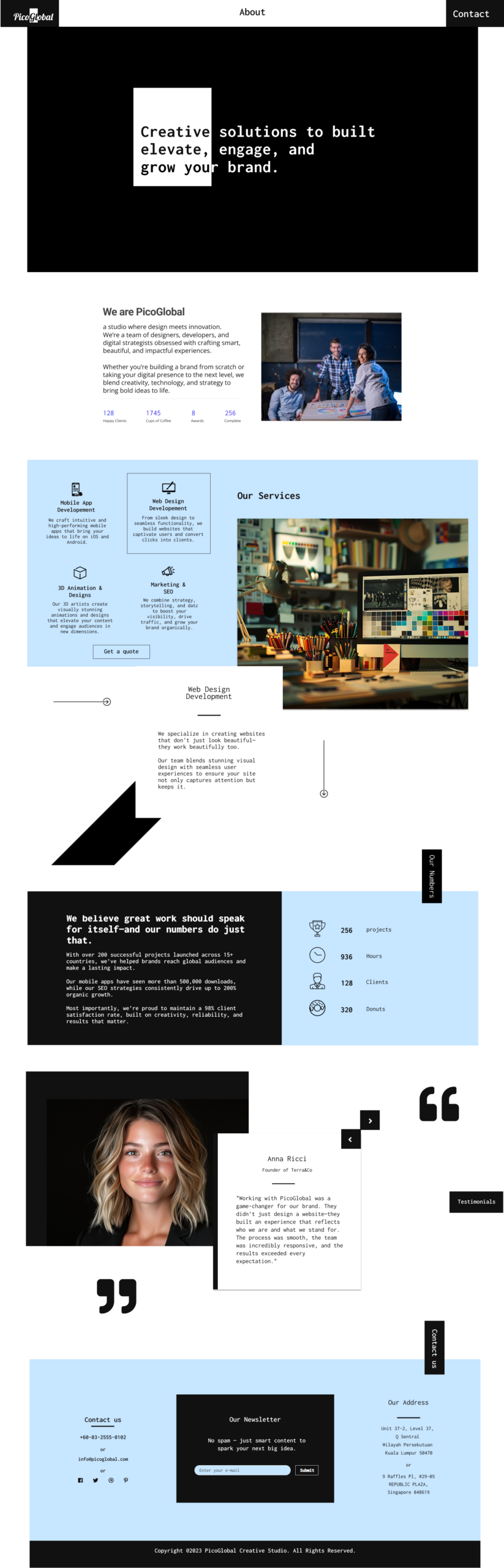 PicoGlobal Full Page